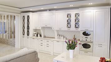 Мебель в современном стиле в трехэтажный таунхаус