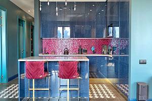 Яркая квартира с необычными фасадами